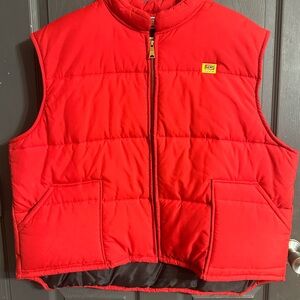 Vintage Kent Bright Red Kids Vest